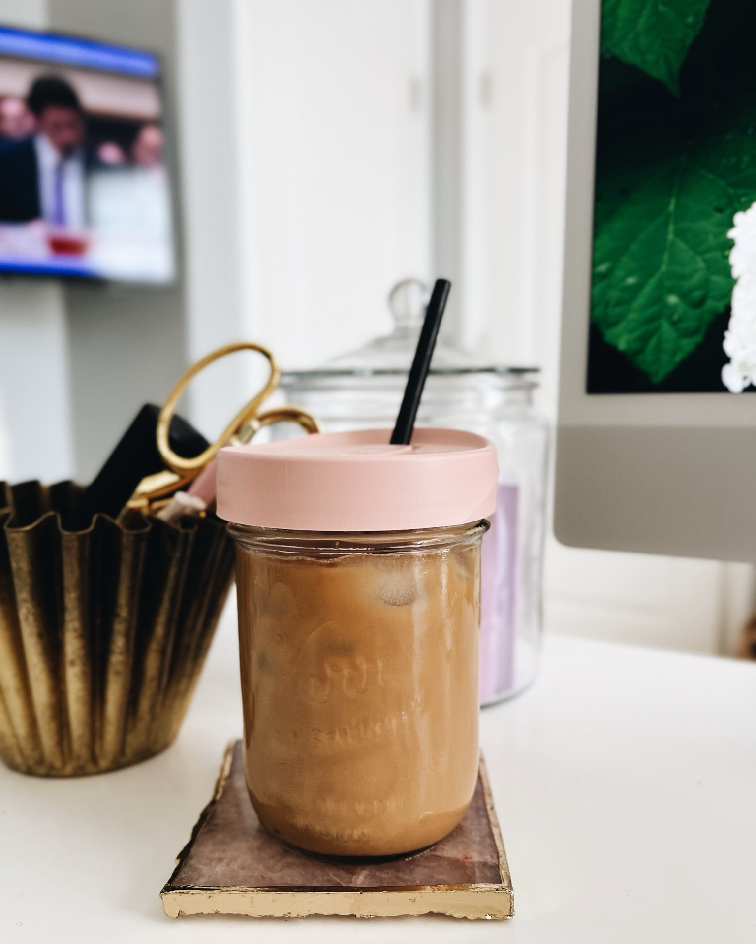 The perfect cute lid for mason jars!

#icedcoffee

#LTKhome #LTKSeasonal #LTKfindsunder50