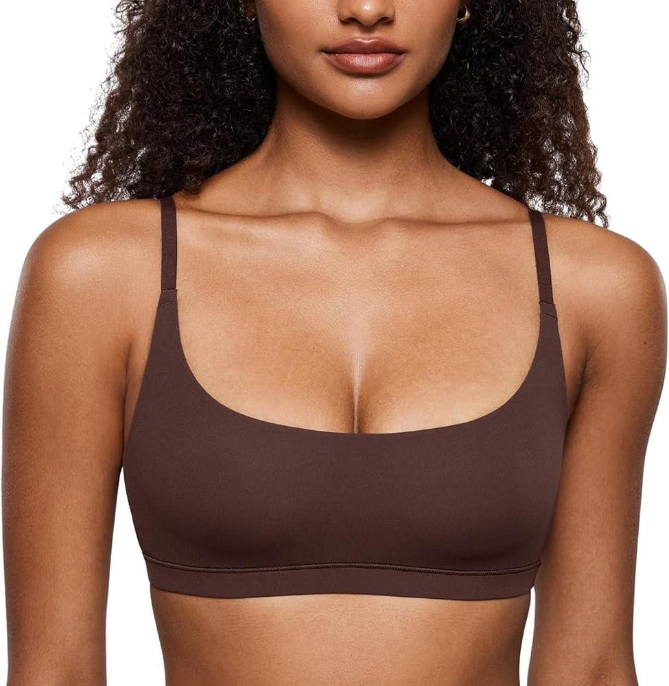 INLYRIC Women's Inbarely Plus Bralettes - No Underwire Unlined Support Soft Scoop Neck Cami Seaml... | Amazon (US)