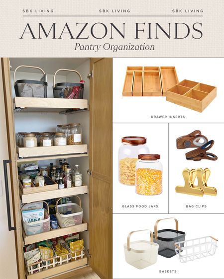 PANTRY \ organization finds from Amazon!👌🏻👌🏻

Kitchen
Home Decor
Food storage 
Spring cleaning 

#LTKfindsunder50 #LTKhome #LTKSeasonal
