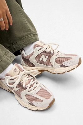New Balance Beige & Brown 530 Trainers | Urban Outfitters UK