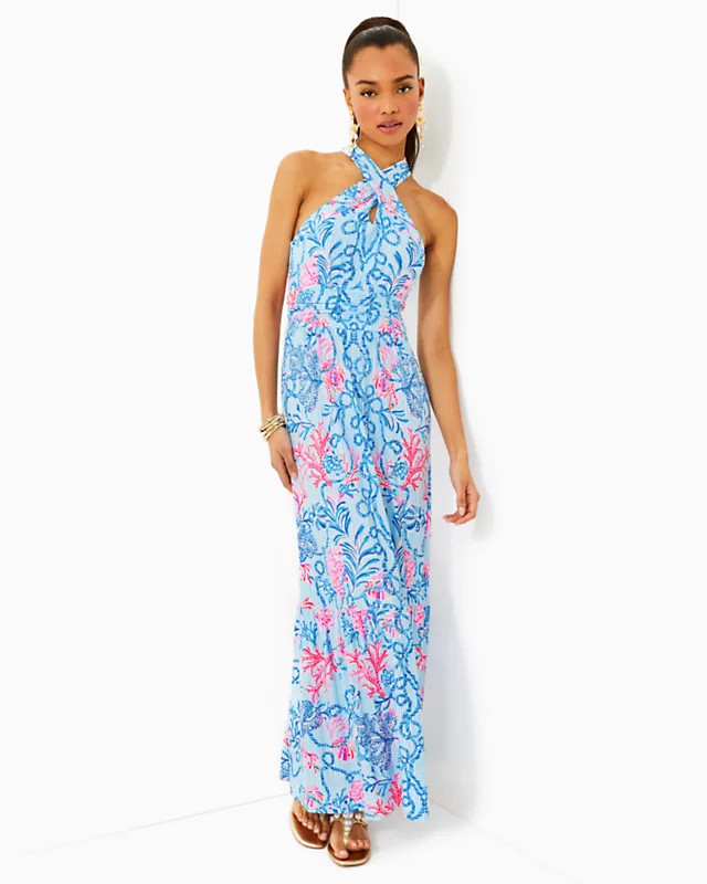 Montecito Halter Maxi Dress | Lilly Pulitzer | Lilly Pulitzer