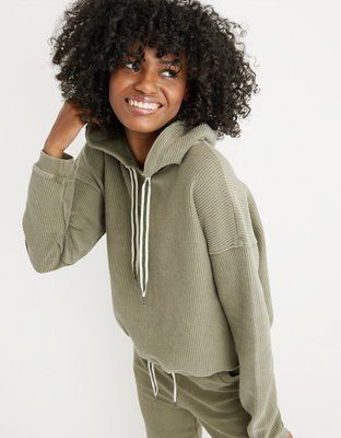 Aerie New Love Corded Hoodie | American Eagle Outfitters (US & CA)