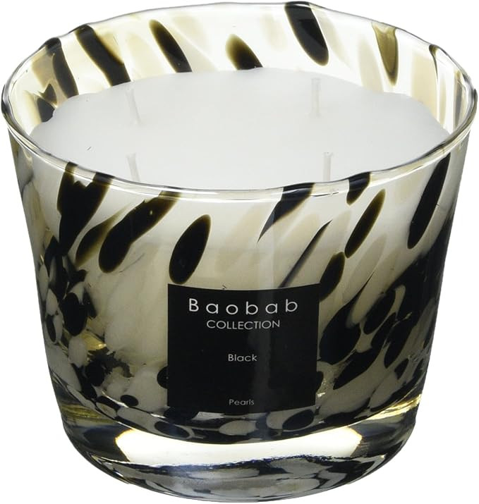 Baobab Pearls Black MAX10PB Candle, Candle Wax, 10 x 7 x 10 cm | Amazon (US)