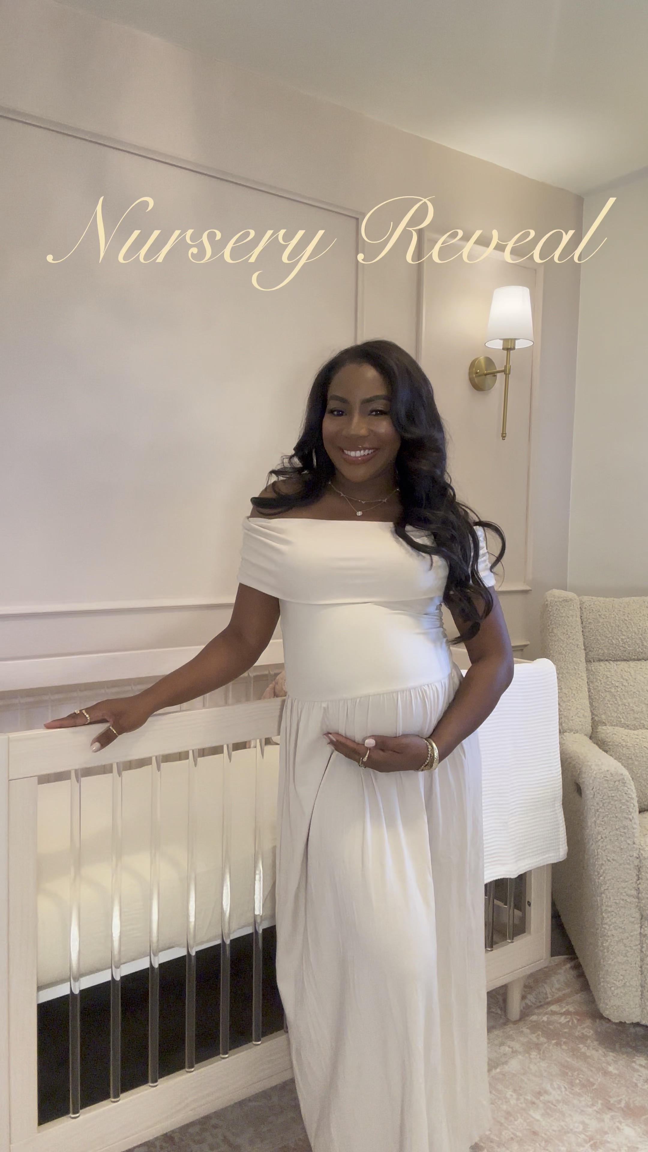 Where sweet dreams begin for bby girl 🕊️🍼🩰☁️ #nurseryreveal 

comment ROOM for links to everything I used to decorate her space — many of them are affordable finds ✨

@amazonhome @wayfair @etsy @babyletto @naturepedic @amazonfashion 

#LTKBaby #LTKBump #LTKHome