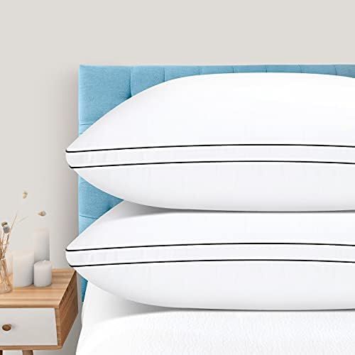 Pillows Queen Size Set of 2, Bed Pillows for Sleeping 2 Pack, Queen Pillows Down Alternative Hote... | Amazon (US)