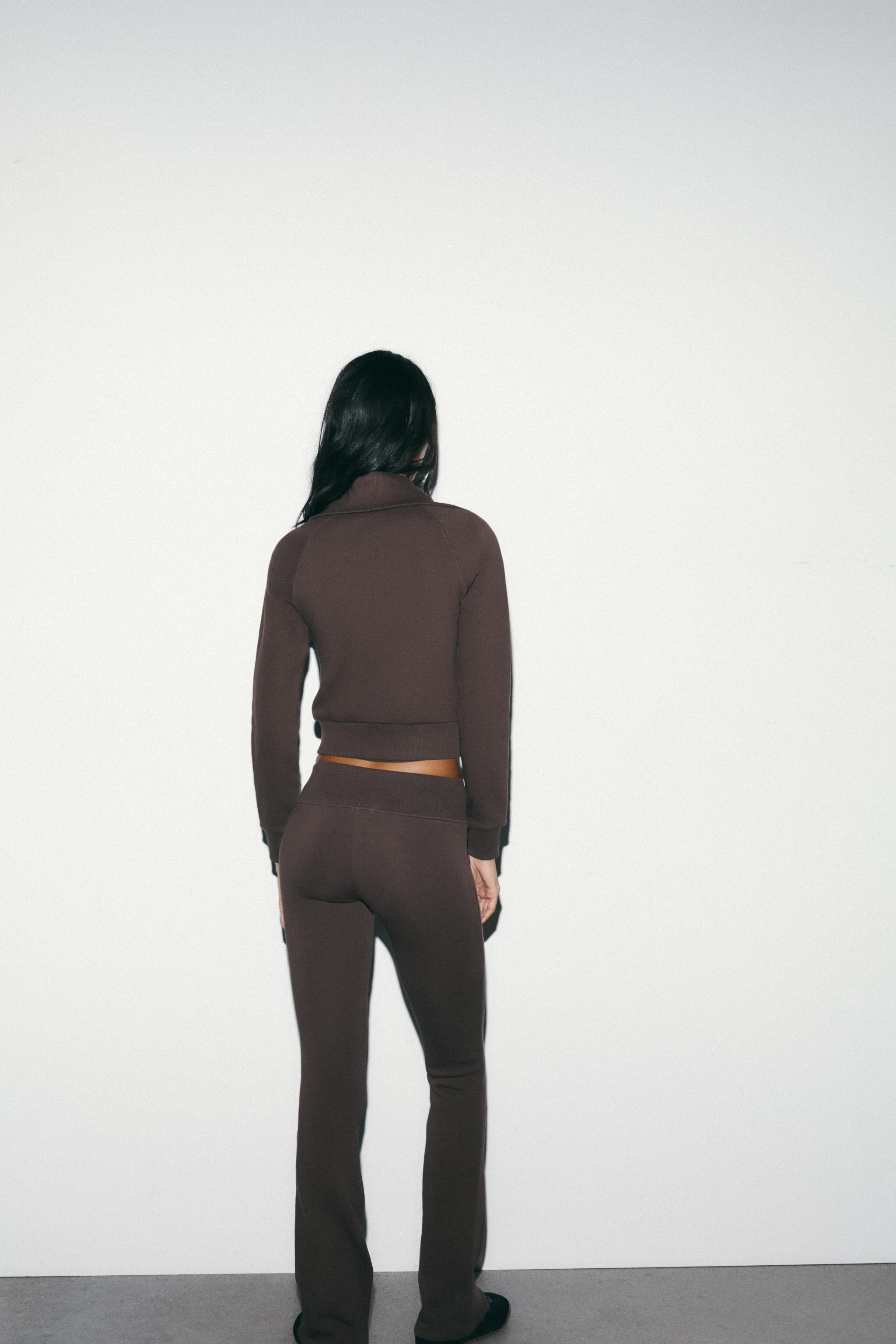 FLARE-HOSE AUS FELPA | Zara DE
