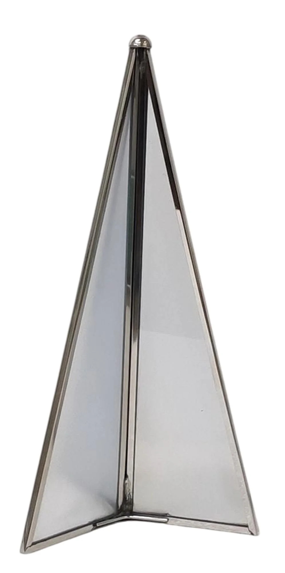 Medium Mirror Glass Tree Christmas Tabletop Decoration, Gold and White, 4.5" x 9.25", by Holiday ... | Walmart (US)