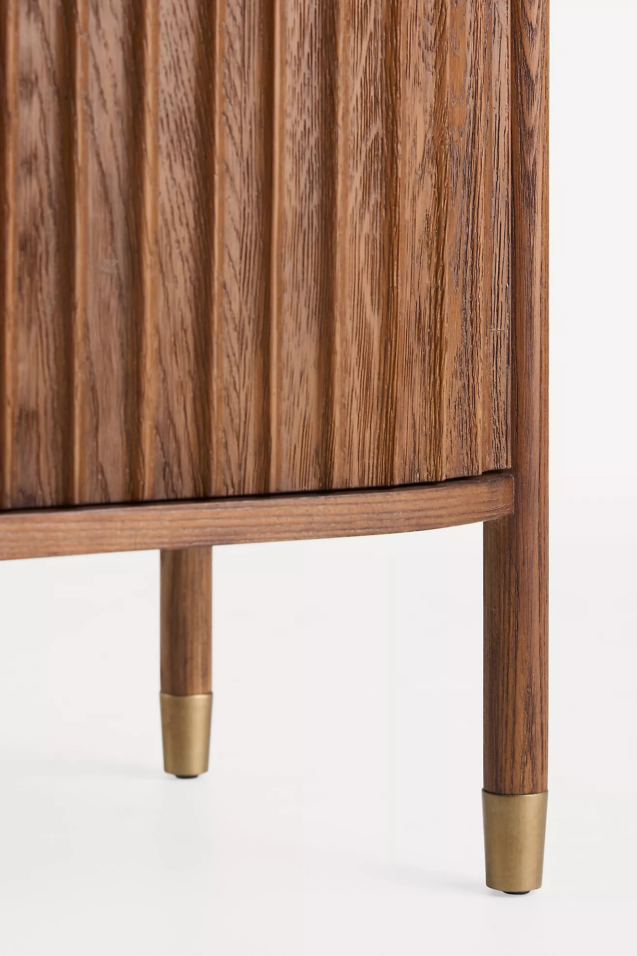 The Isla Fluted-Wood Entryway Cabinet | Anthropologie (US)