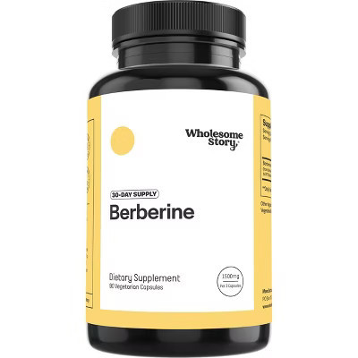 Wholesome Story Berberine Weight Loss Supplement, Metabolic Vitamins Capsules, 90ct | Target