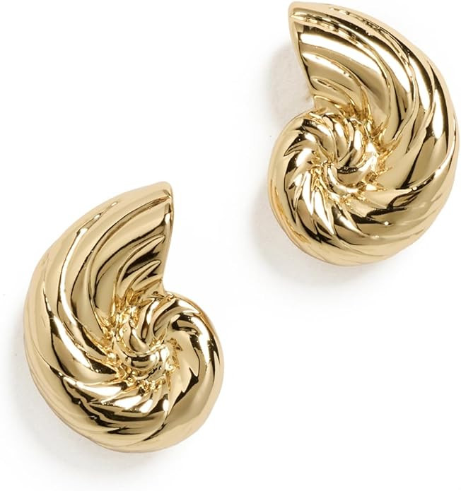 Lele Sadoughi Women's Nautilus Shell Stud Earrings | Amazon (US)