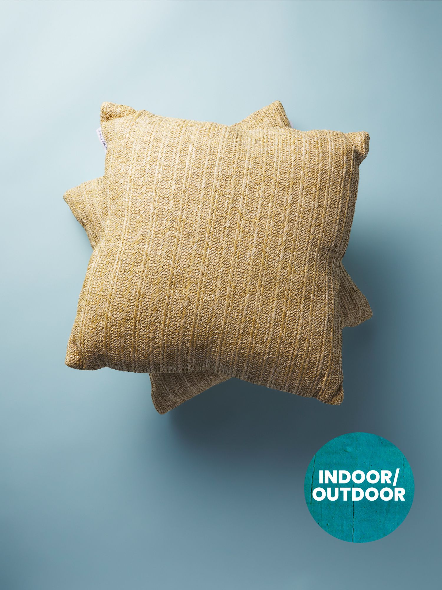 2pk 18x18 Indoor Outdoor Woven Pillows | Outdoor Pillows | HomeGoods | HomeGoods