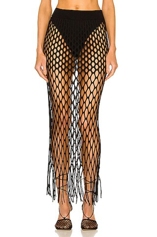 Dion Lee Reef Net Skirt in Black | FWRD | FWRD 
