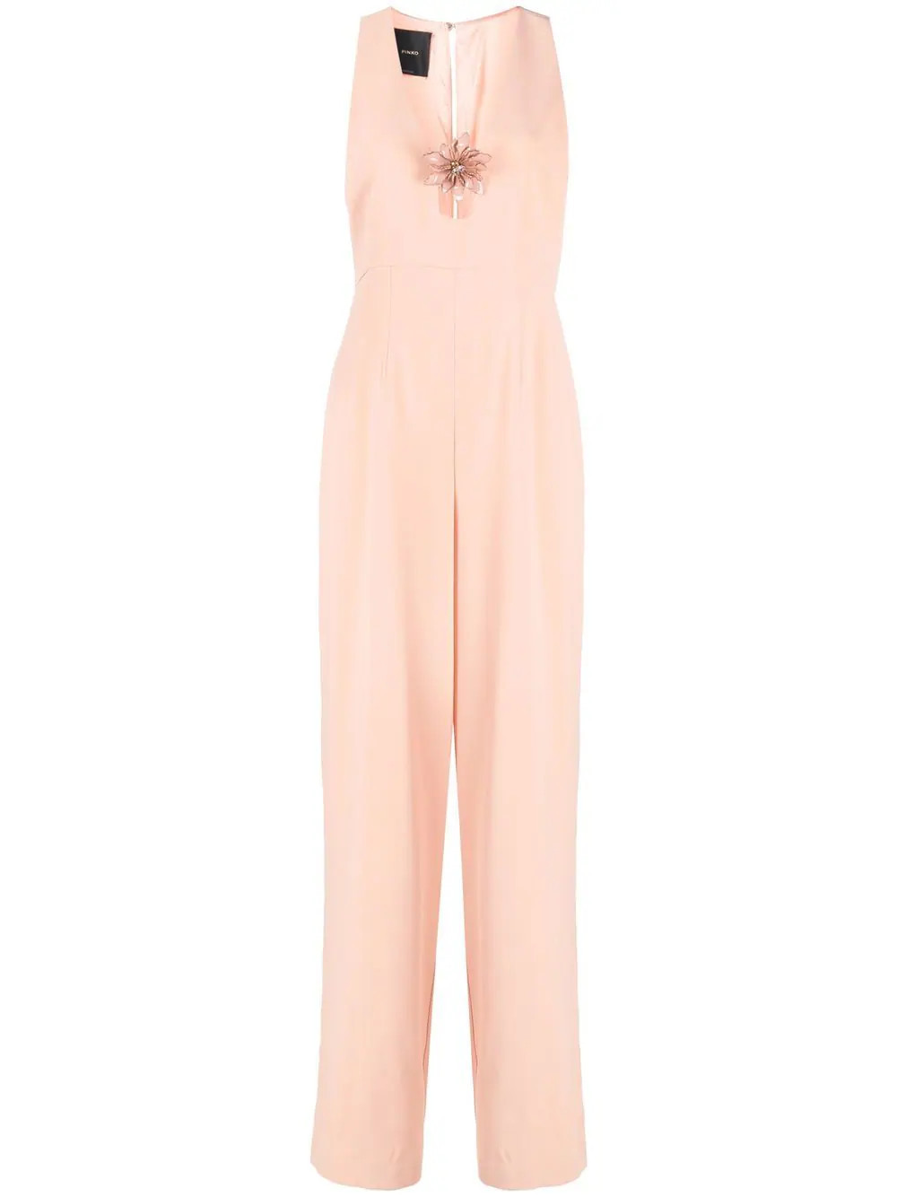 PINKO flower appliqué jumpsuit | Farfetch Global