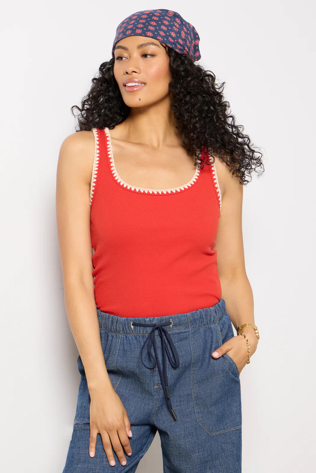 Z SUPPLY Women's Jay Rib Tank Top, Size Small, Red | Evereve