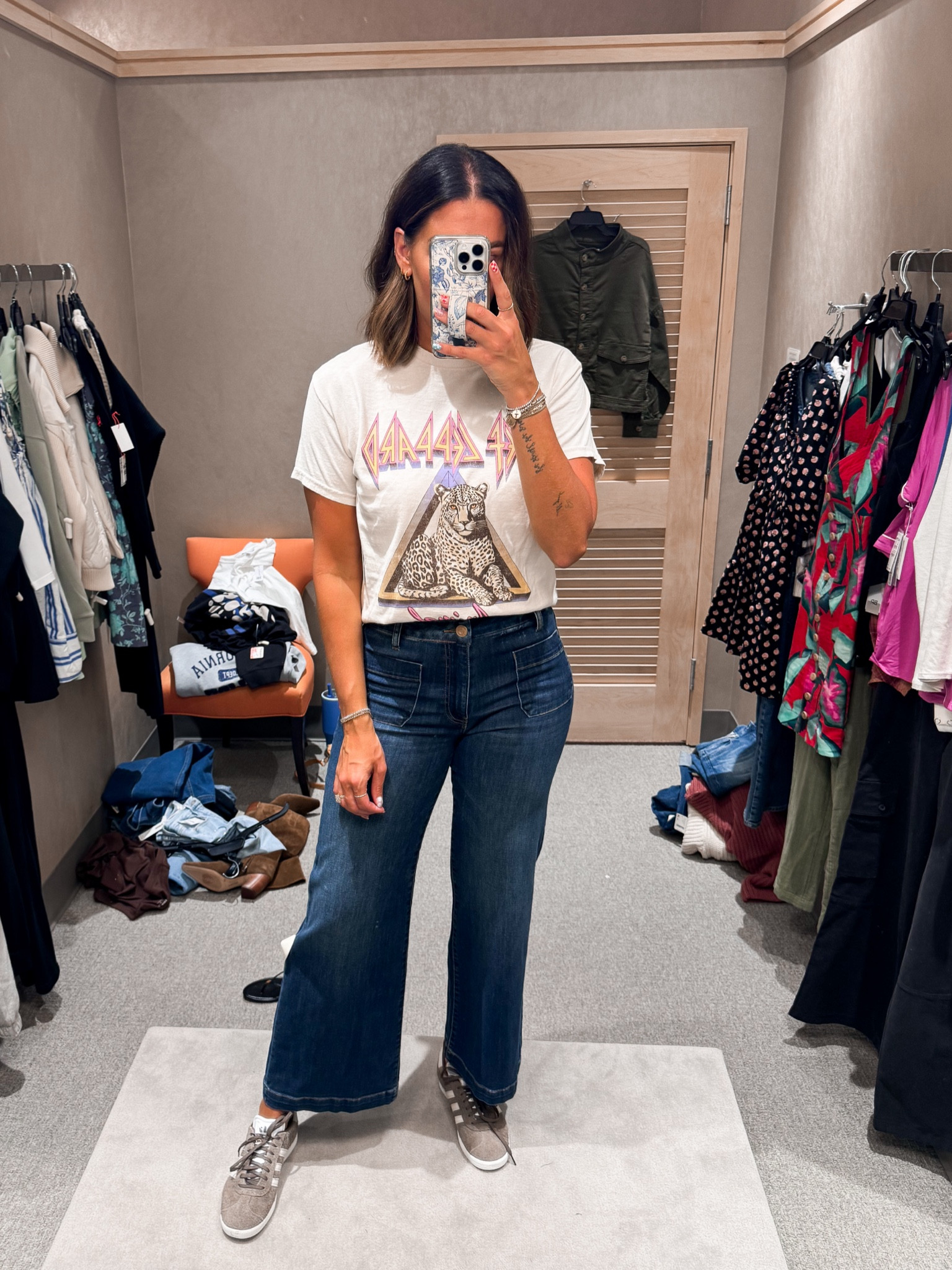 Graphic tee-small
Jeans-4
Sneakers-size down 1/2 size 

#LTKShoeCrush #LTKStyleTip #LTKxNSale