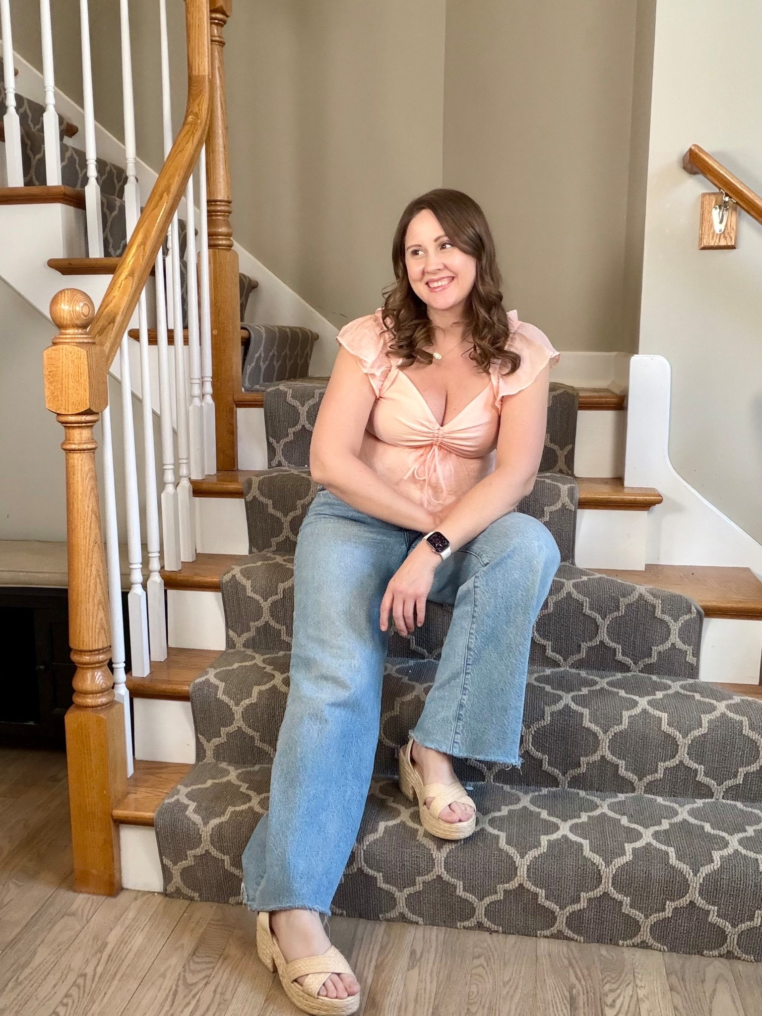 This top is having a moment and I get it 🤍✨

The soft peachy tone is SO flattering for spring + summer, and the ruching gives it that perfect little shape without trying too hard 🙌 it’s lightweight, easy, and one of those pieces you’ll keep reaching for

I love it paired with denim for an effortless everyday look that still feels put together 💁‍♀️

Linking it here because this one will not stay in stock 🫶

#LTKStyle #SpringOutfit #SummerStyle #AffordableFashion #MomStyle #LTKFinds

#LTKMidsize #LTKootd