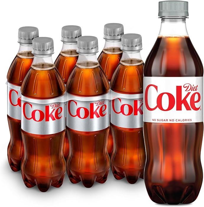 Diet Coke Diet Soda, 16.9 fl oz Bottles, 6 Pack - Cola Soft Drinks | Amazon (US)