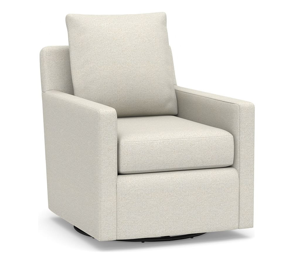 Ayden Square Arm Swivel Glider | Pottery Barn (US)