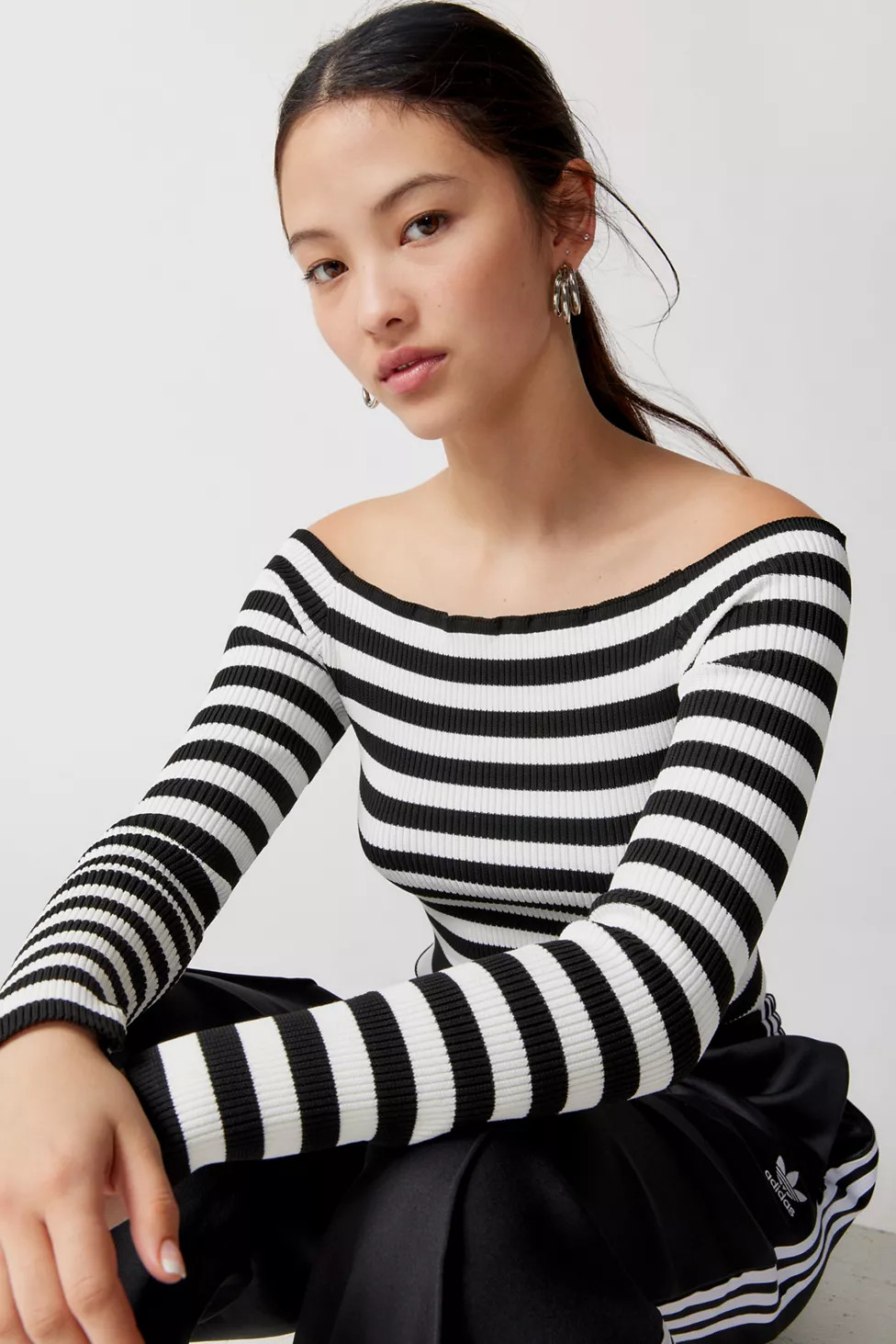 Silence + Noise Berlin Off-The-Shoulder Sweater | Urban Outfitters (US and RoW)