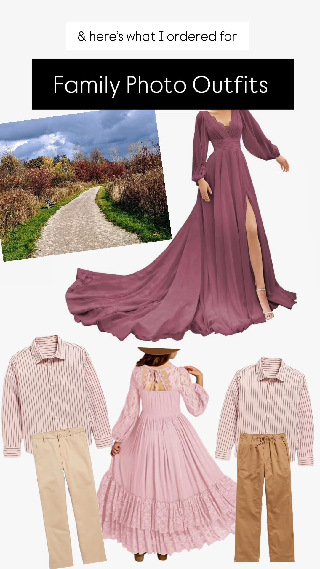 Family photo outfit ideas- pink and mauve 🩷💜 

#LTKKids #LTKFamily #LTKSeasonal