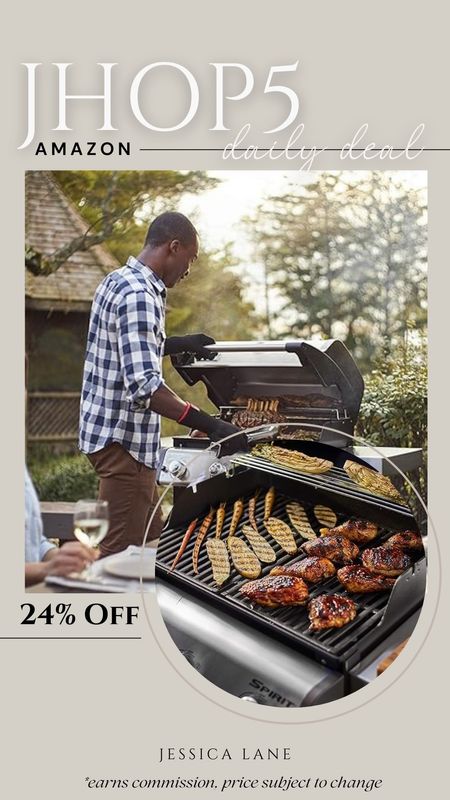 Amazon daily deal, save 24% on this Weber outdoor grill. Amazon grills, outdoor grills, barbecue, Amazon deal, Amazon barbecues, Weber grill

#LTKHome #LTKSeasonal #LTKSaleAlert