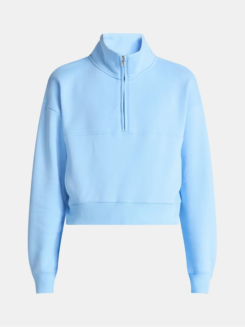 No Boundaries Fleece Half Zip Pullover, Women's | Walmart (US)