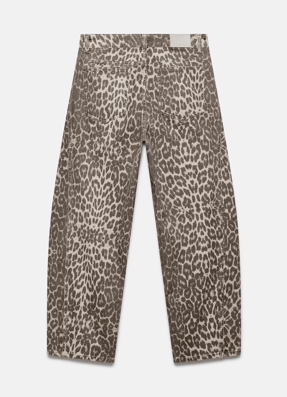 Leopard Print Barrel Leg Jeans | Mint Velvet