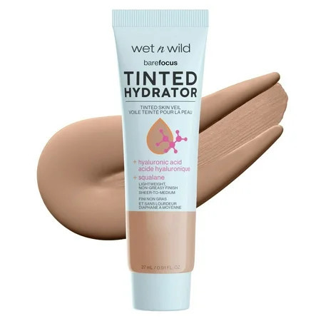 Wet n Wild Bare Focus Tinted Hydrator Tinted Moisturizer Dewy Tan Medium Deep 0.91 fl oz | Walmart (US)