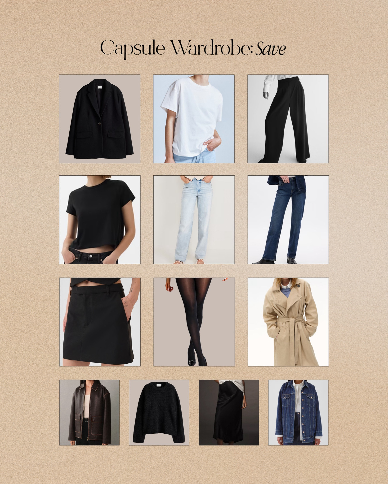 Capsule Wardrobe: Save