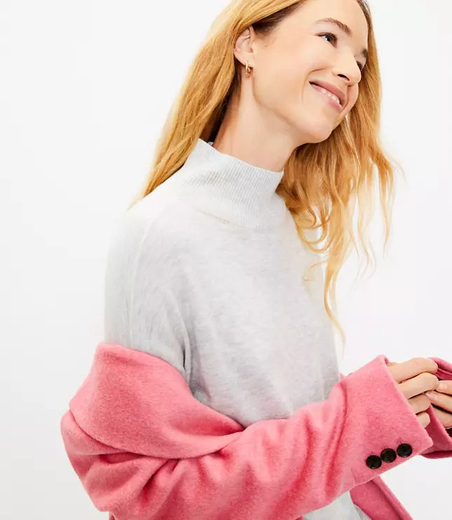 Turtleneck Tunic Sweater | LOFT