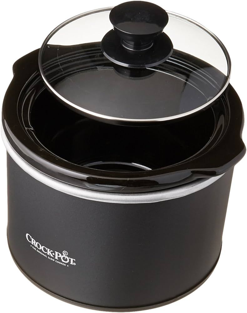 Crock-Pot Mini 1.5 Quart Round Manual Slow Cooker, Black (SCR151) | Amazon (US)