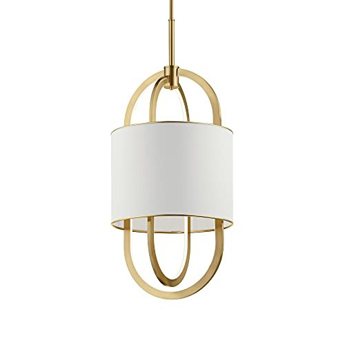 Elan Lighting 83340CG Jolana - 38.5 Inch 49W 2 LED Pendant, Finish Color: Champagne Gold | Amazon (US)