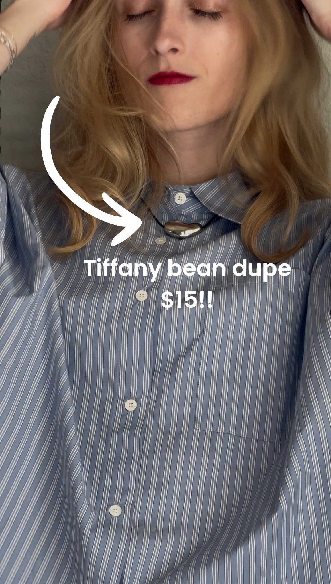 Tiffany bean dupe! Only $15!! #tiffany #beannecklace #tiffanydupe

#LTKSaleAlert #LTKU #LTKootd