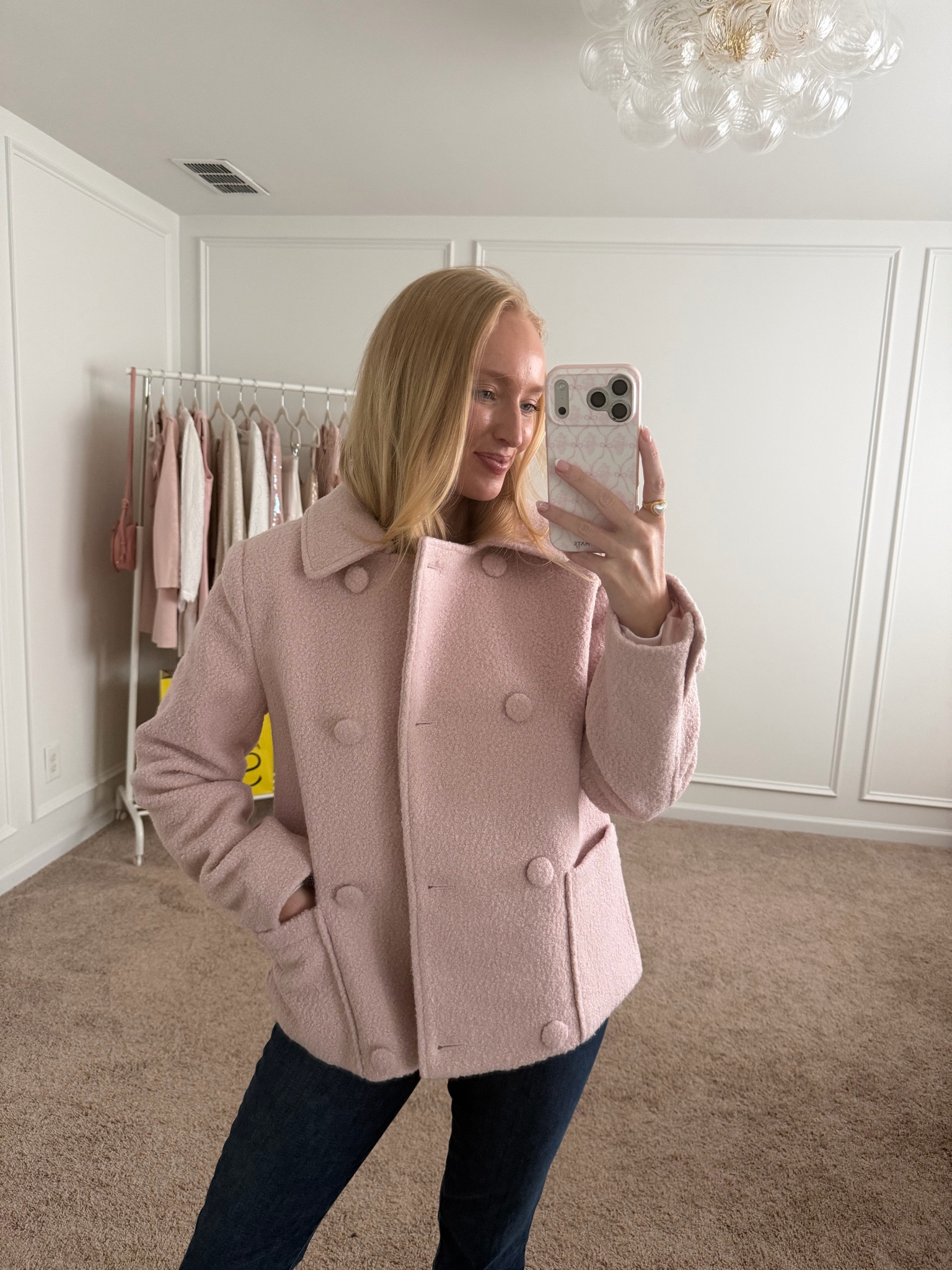 Wearing a size small in this cutie blush coat! Roomy fit I have plenty of room to layer. 

Nordstrom anniversary sale // fall coat

#LTKSaleAlert