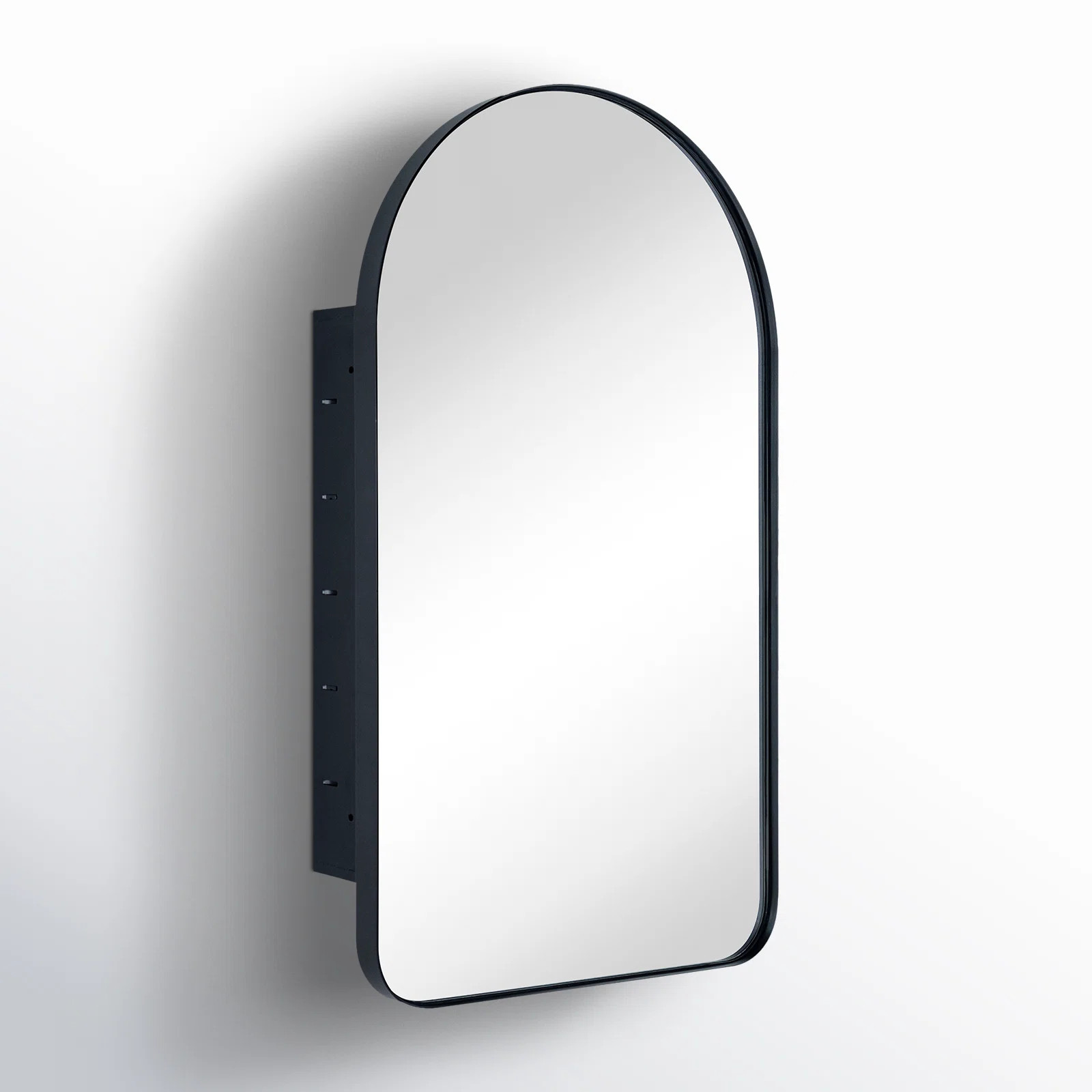 W H Recessed Framed Medicine Cabinet with Mirror and 2 Adjustable Shelves | Wayfair North America