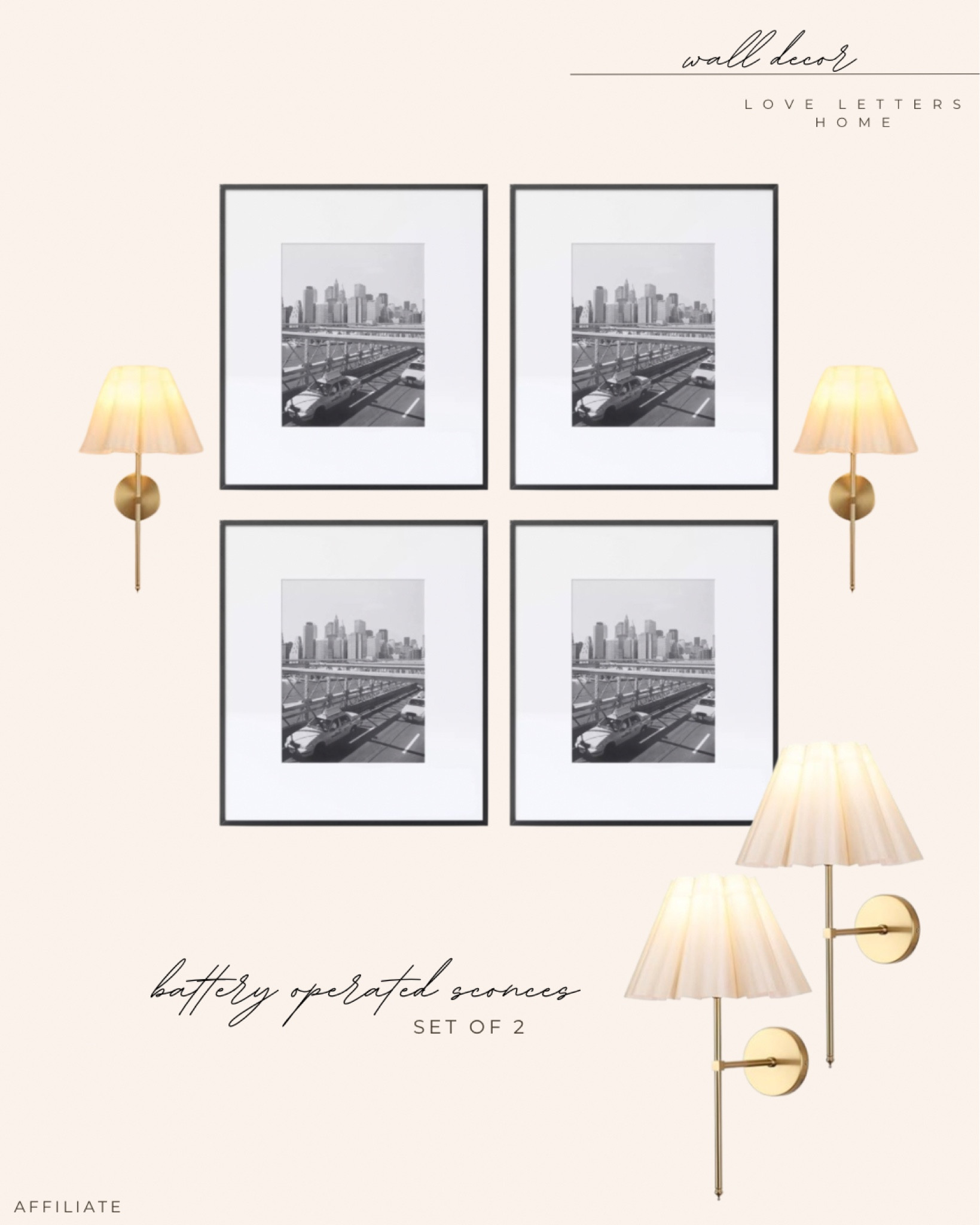 Daily design, mood board inspiration, modern gallery wall, target frames, large matted frames, battery operated sconces, Amazon find 

#LTKHome