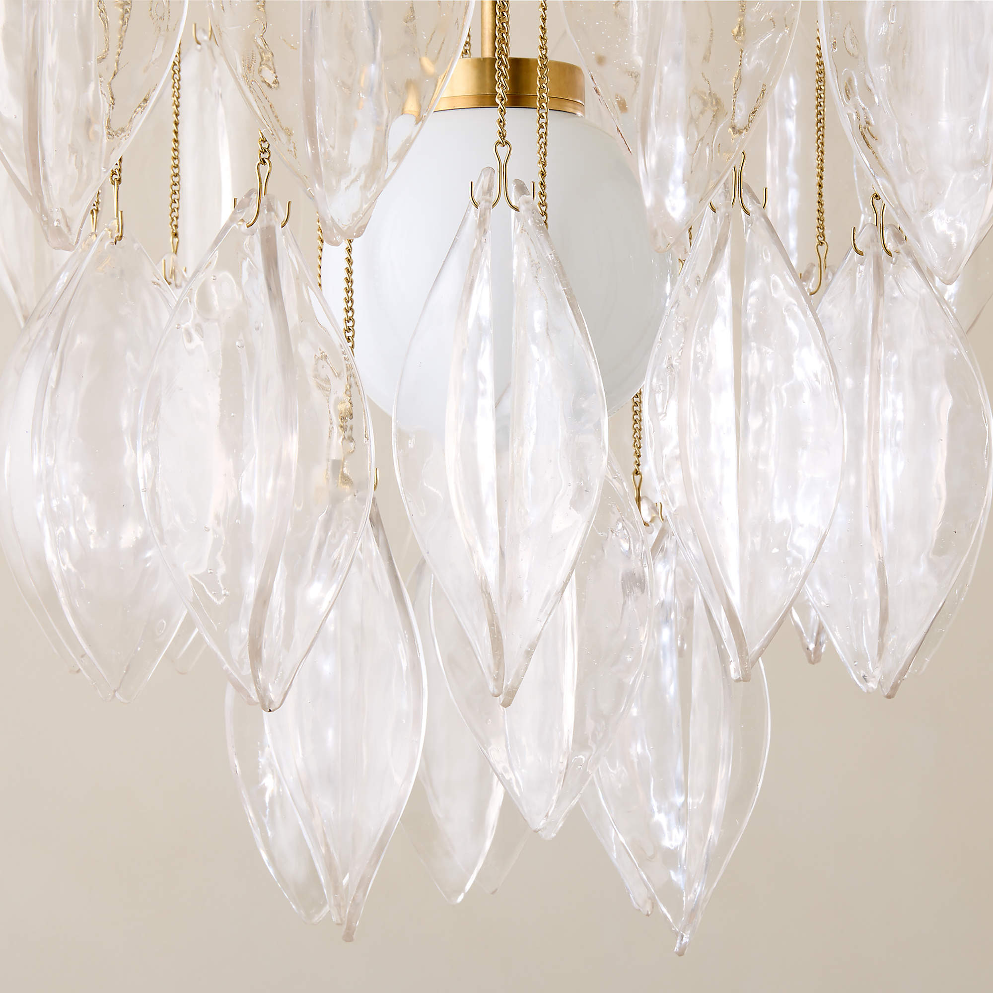 Bronwen Cast Glass Chandelier | CB2 | CB2