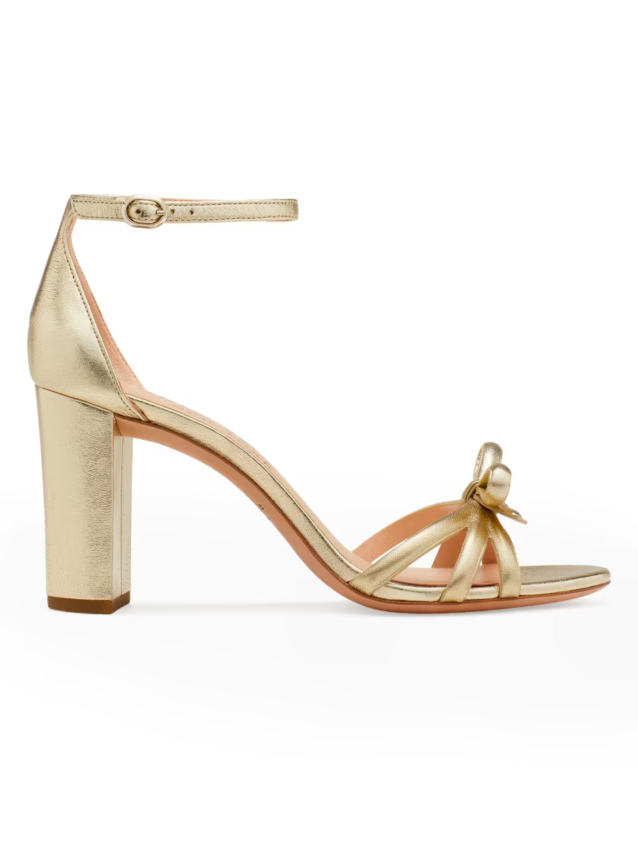 Flamenco Metallic Leather Heels | Saks Fifth Avenue