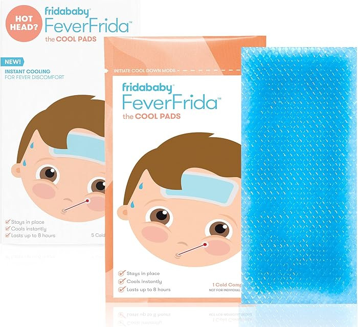 Frida Baby Cool Pads, Fever Patch for Kids, Fever Reducer, Discomfort & Headache Relief, 5 Count | Amazon (US)