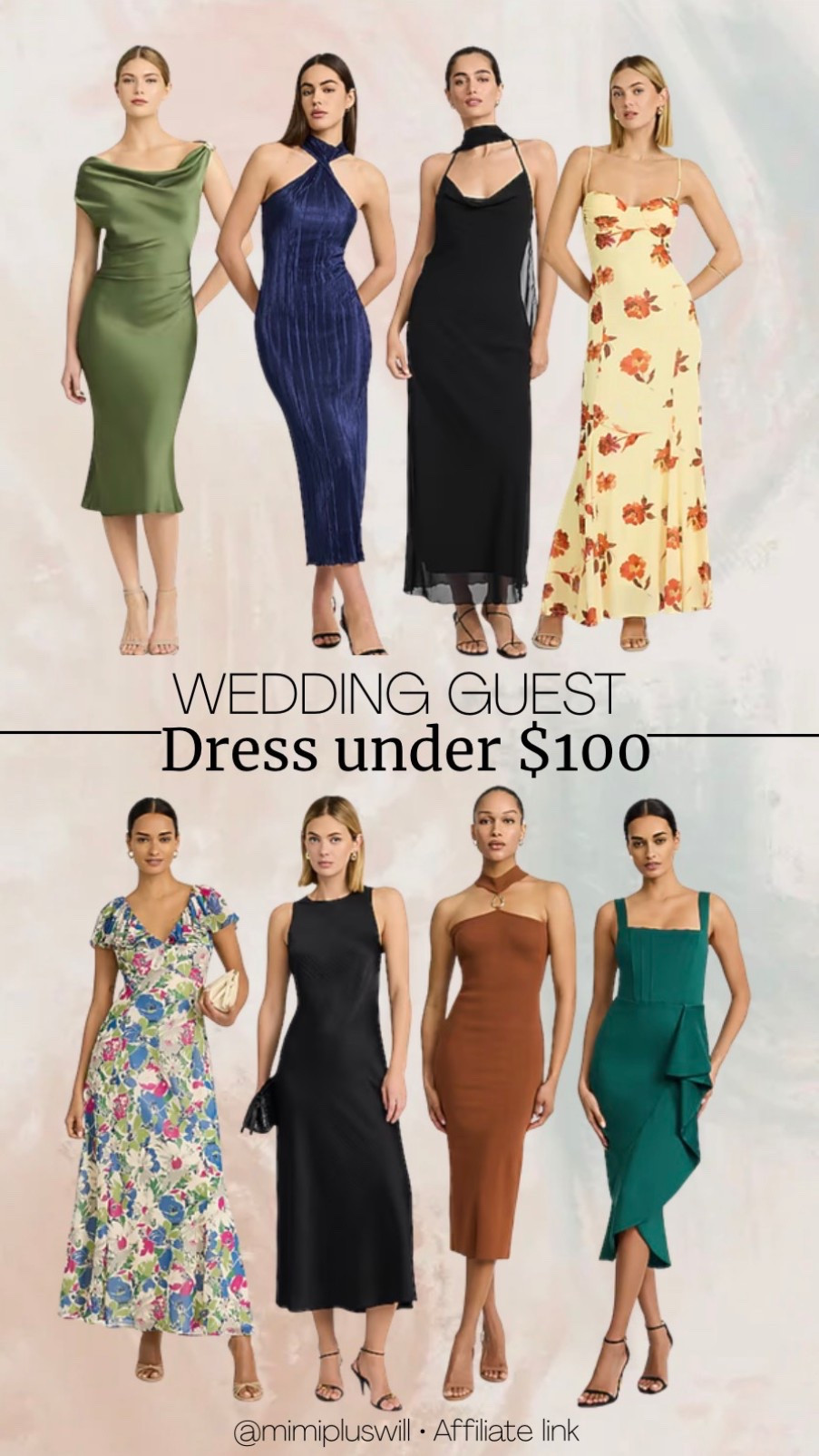 Wedding guest dresses under $100!

Spring | wedding | wedding guest | event dress | event outfit | 
Follow @mimipluswill for more!

#LTKSaleAlert #LTKPetite #LTKWedding