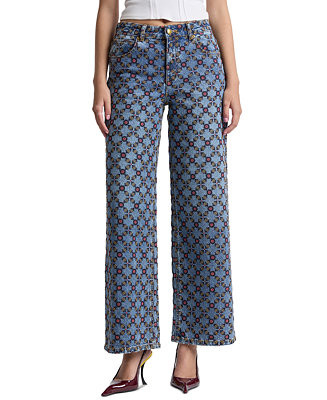 Women's Mid-Rise Wide-Leg Jeans | Macy's