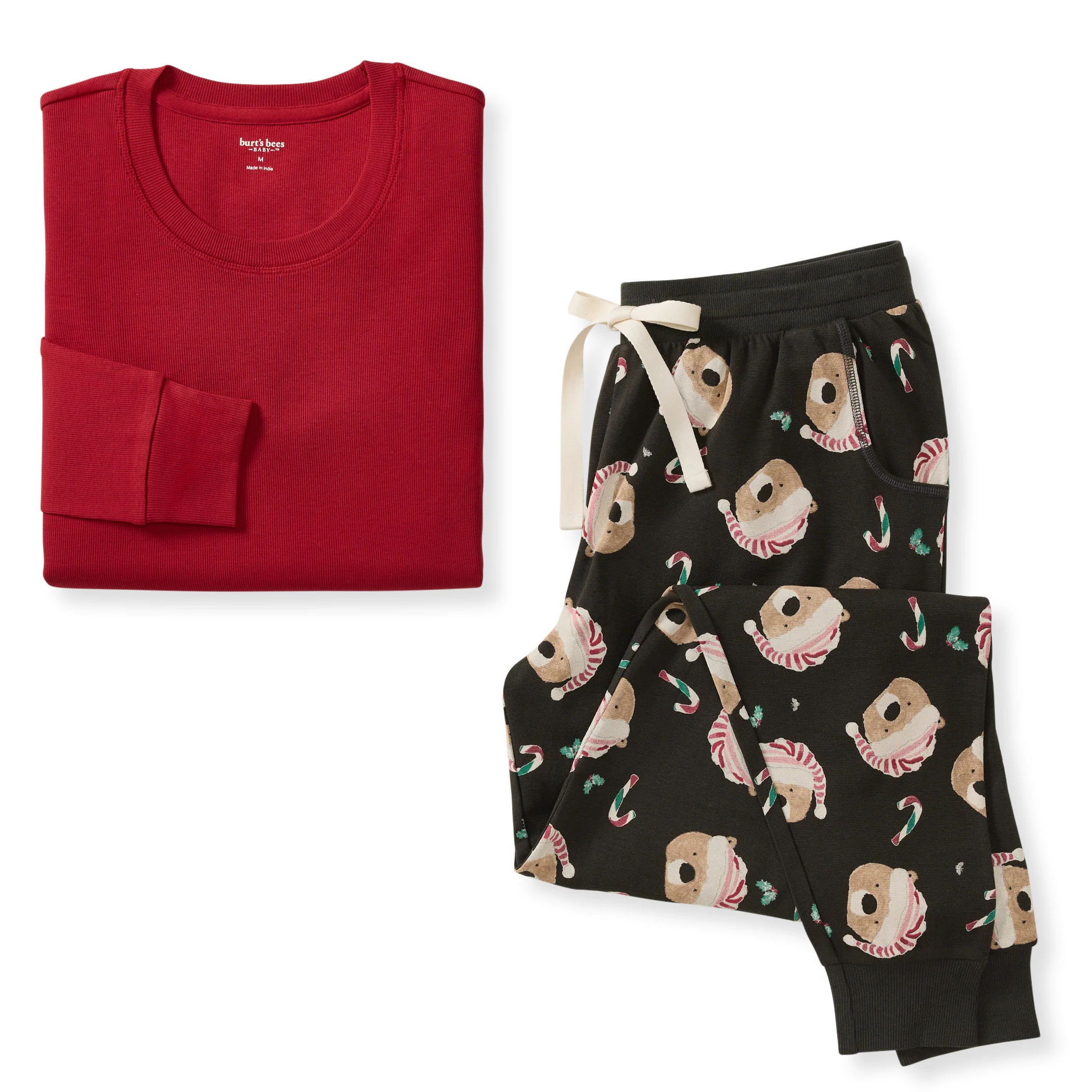 Candy Cane Bears Matching Family Women's Pajamas | Burts Bees Baby
