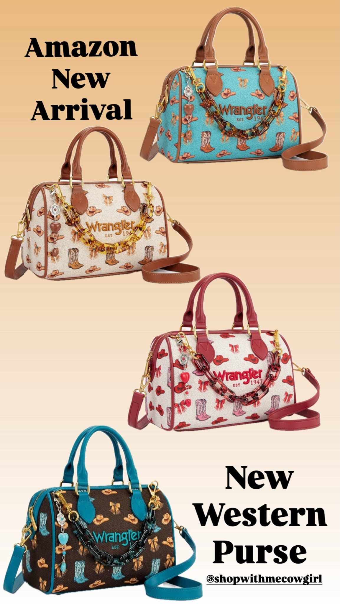 New Western Purse from Wrangler! 
Perfect for all my cowgirls!

#LTKgrwm #LTKSeasonal #LTKTravel