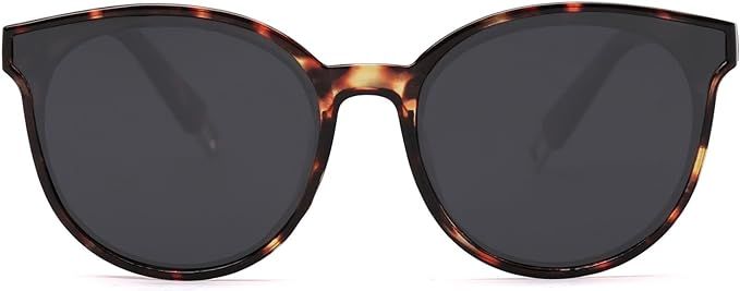 SOJOS Fashion Round Oversized Sunglasses for Women Men Vintage Shades SJ2057 | Amazon (US)