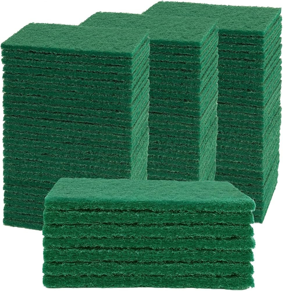 YoleShy 40 Pcs Scouring Pad, Dish Scrubber Scouring Pads,4 x 6 inch Green Reusable Household Scru... | Amazon (US)