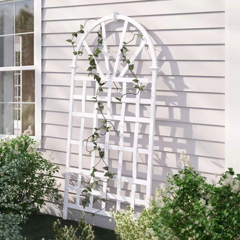 Kerrimore 77.25'' H x 39'' W Vinyl Trellis | Wayfair North America