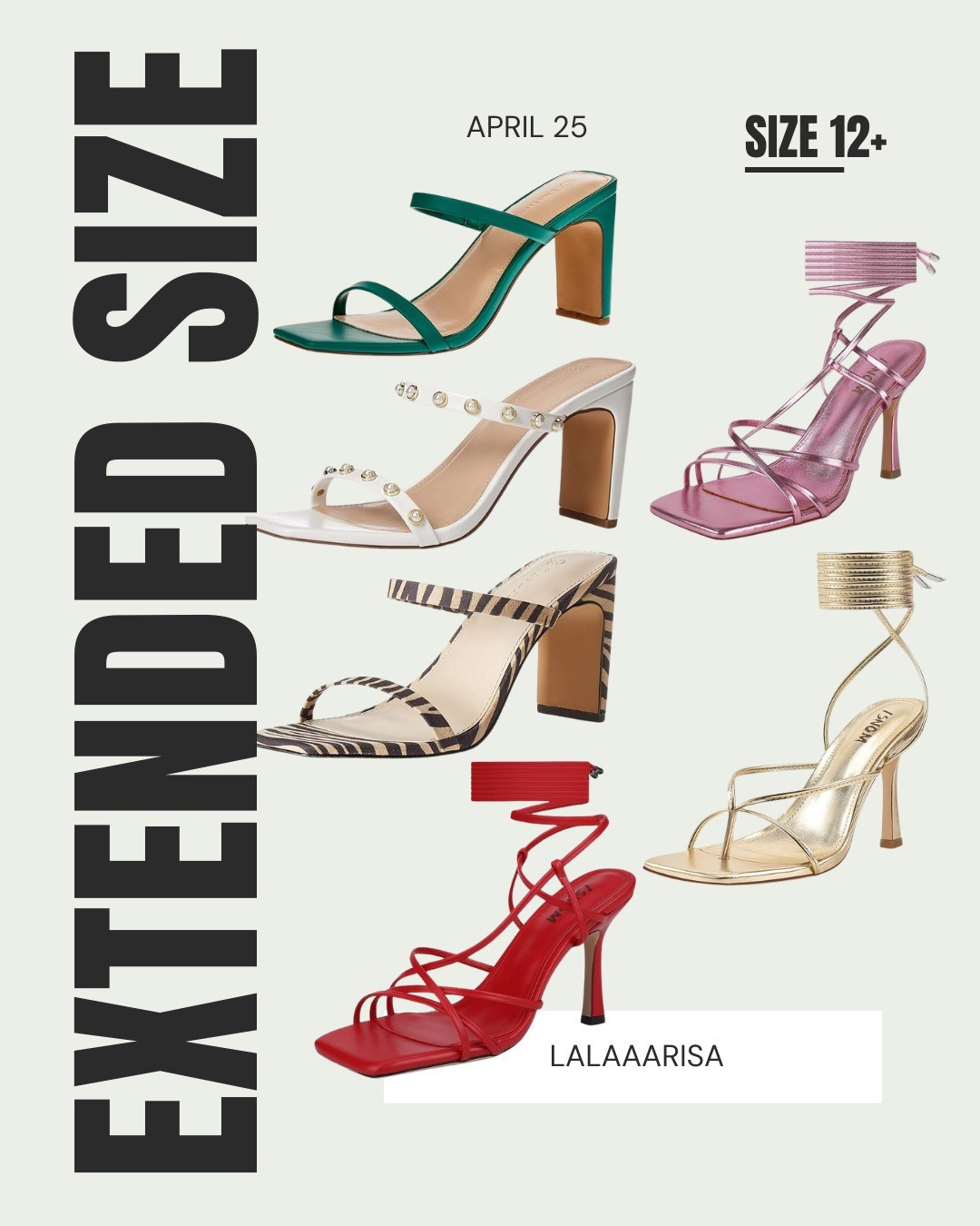 Extended size shoe options 
#tallwomen
#bigfeetbaddie 

#LTKPlusSize #LTKStyleTip #LTKShoeCrush