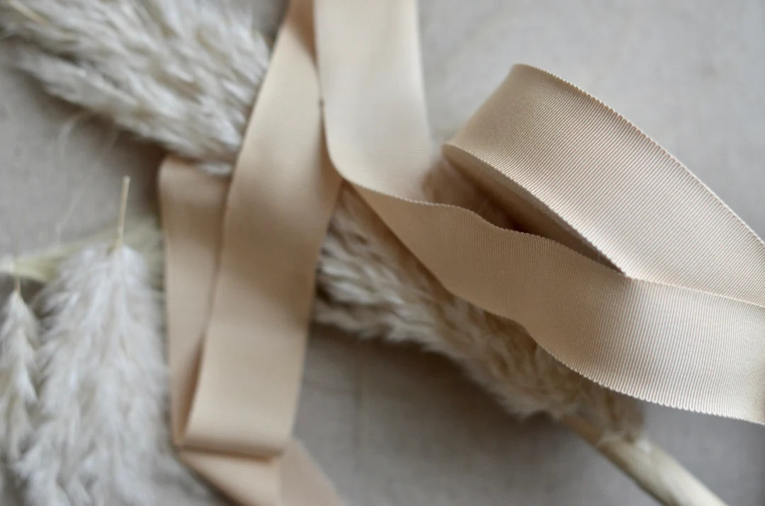 Buttercream Petersham 1 1/2" or 2" Ribbon - Etsy | Etsy (US)