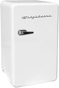 FRIGIDAIRE EFR372-WHITE 3.2 Cu Ft White Retro Compact Rounded Corner Premium Mini Fridge | Amazon (US)