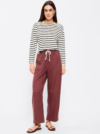 High-Waisted Utility Ankle Pants | Old Navy (US)